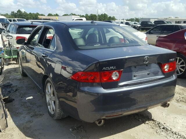 JH4CL96925C000195 - 2005 ACURA TSX BLUE photo 3