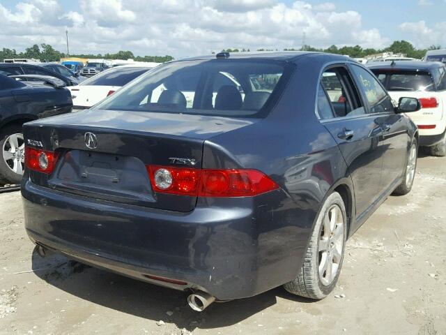 JH4CL96925C000195 - 2005 ACURA TSX BLUE photo 4