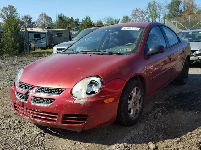 1B3ES56C84D579754 - 2004 DODGE NEON SXT RED photo 2