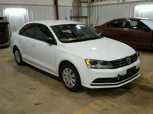 3VW267AJ1GM212840 - 2016 VOLKSWAGEN JETTA S WHITE photo 1