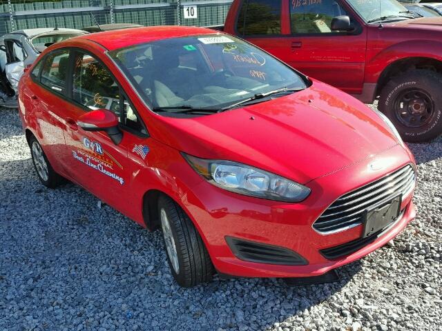 3FADP4BJ4FM132278 - 2015 FORD FIESTA SE RED photo 1