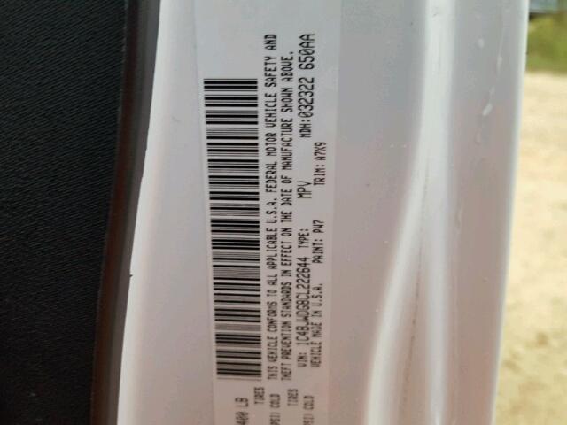 1C4BJWDG8CL222644 - 2012 JEEP WRANGLER U WHITE photo 10