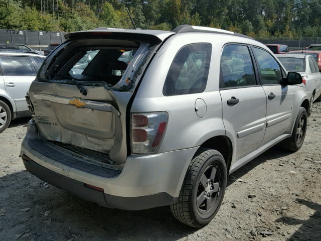 2CNDL23F576012484 - 2007 CHEVROLET EQUINOX LS SILVER photo 4