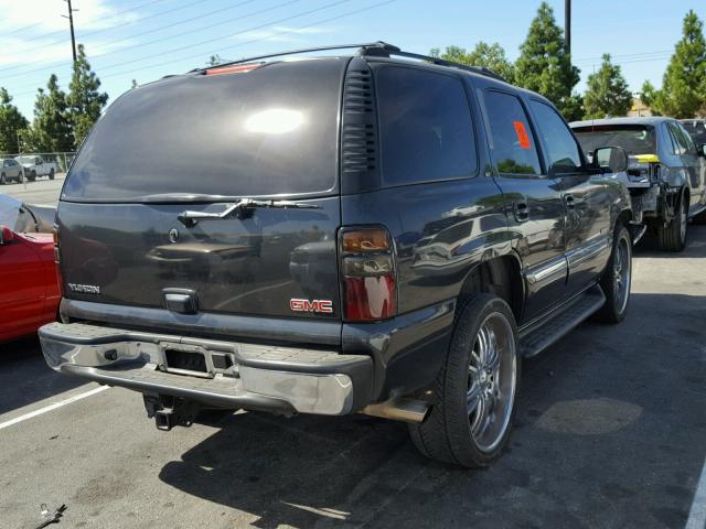 1GKEC13T83R227420 - 2003 GMC YUKON CHARCOAL photo 4