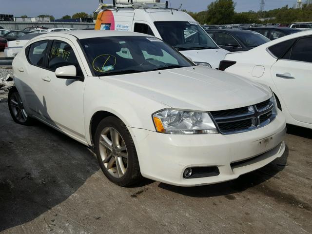 1B3BD1FG6BN510187 - 2011 DODGE AVENGER MA WHITE photo 1