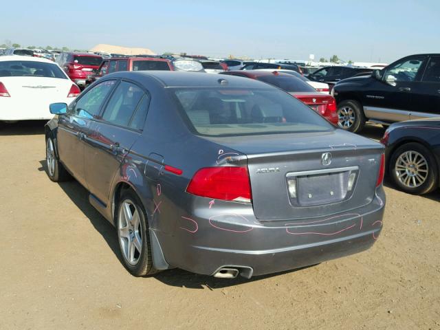 19UUA66216A005254 - 2006 ACURA 3.2TL GRAY photo 3