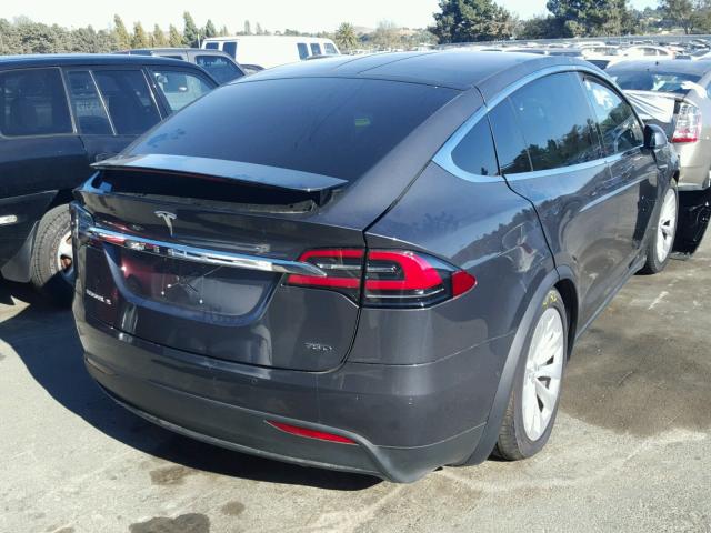 5YJXCBE23GF029466 - 2016 TESLA MODEL X GRAY photo 4