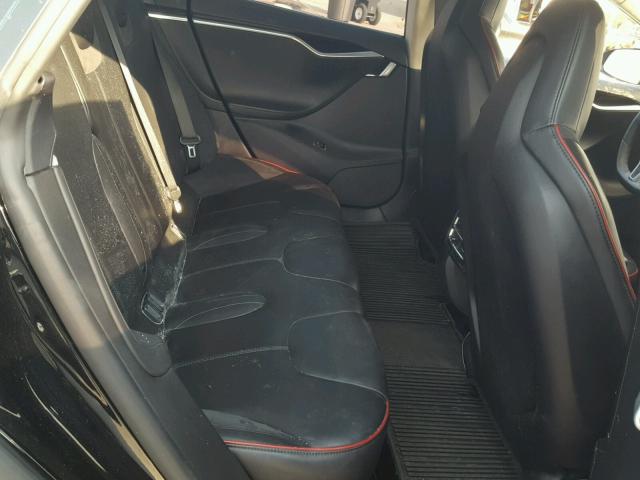 5YJSA1CP2DFP06009 - 2013 TESLA MODEL S أسود صورة 6