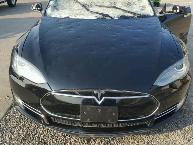 5YJSA1CP2DFP06009 - 2013 TESLA MODEL S BLACK photo 7