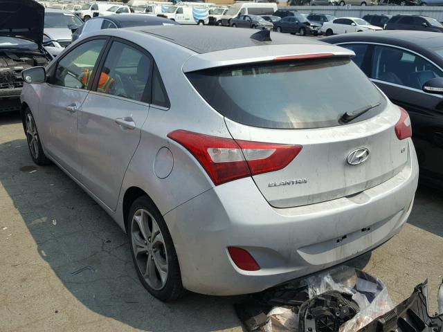 KMHD35LE1DU125645 - 2013 HYUNDAI ELANTRA GT SILVER photo 3