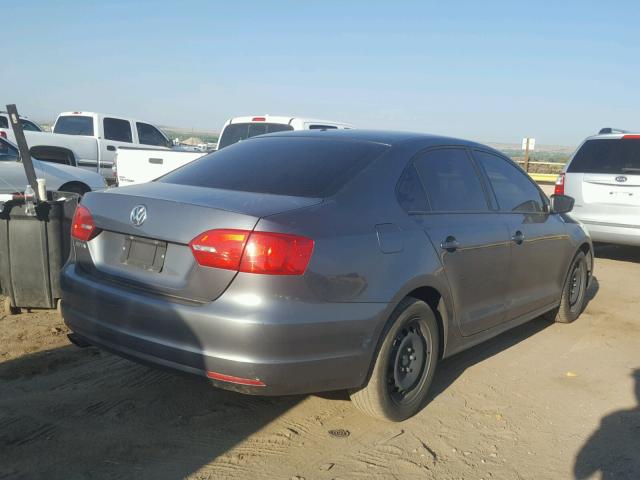 3VW2K7AJXDM213721 - 2013 VOLKSWAGEN JETTA BASE Գրաֆիտ լուսանկար 4