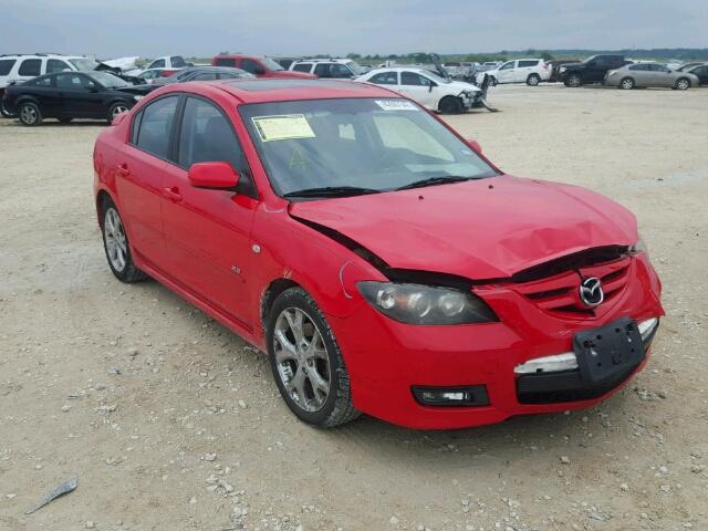 JM1BK323271611857 - 2007 MAZDA 3 S RED photo 1