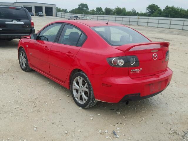 JM1BK323271611857 - 2007 MAZDA 3 S RED photo 3