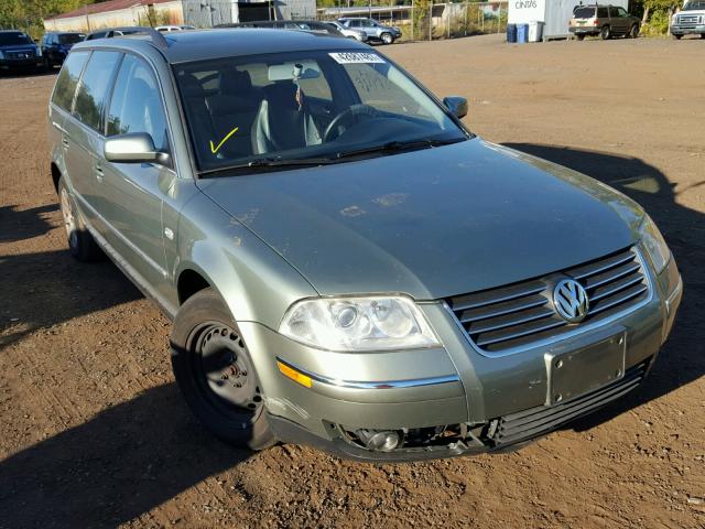 WVWVH63B73E179675 - 2003 VOLKSWAGEN PASSAT GLS GREEN photo 1