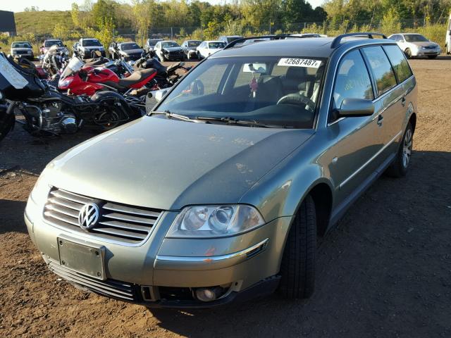 WVWVH63B73E179675 - 2003 VOLKSWAGEN PASSAT GLS GREEN photo 2