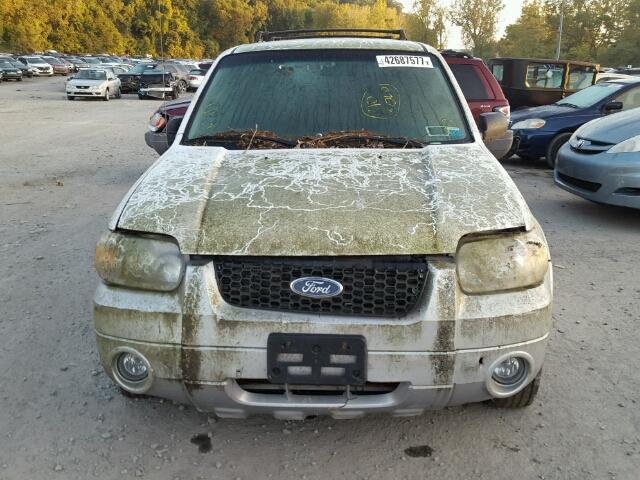 1FMCU96H26KA52578 - 2006 FORD ESCAPE HEV WHITE photo 9