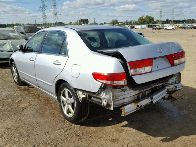 1HGCM56754A004985 - 2004 HONDA ACCORD SILVER photo 3