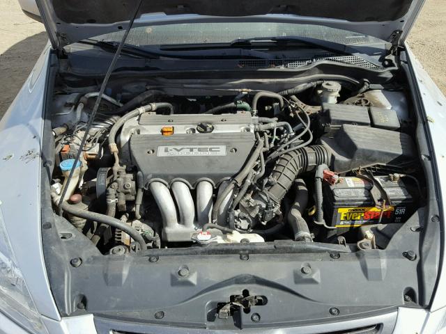 1HGCM56754A004985 - 2004 HONDA ACCORD SILVER photo 7