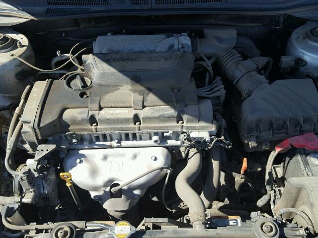 KNAFE122285553860 - 2008 KIA SPECTRA EX SILVER photo 7