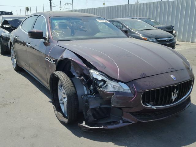 ZAM56RRA4G1190776 - 2016 MASERATI QUATTROPOR RED photo 1