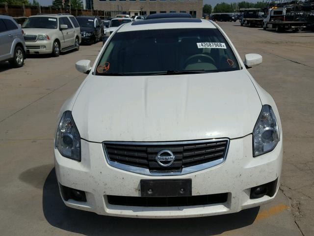 1N4BA41E97C848920 - 2007 NISSAN MAXIMA SE WHITE photo 9