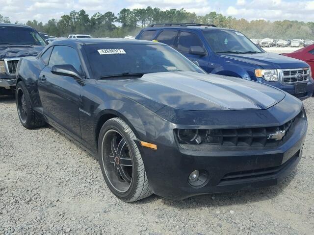 2G1FB1E3XC9160483 - 2012 CHEVROLET CAMARO LT GRAY photo 1