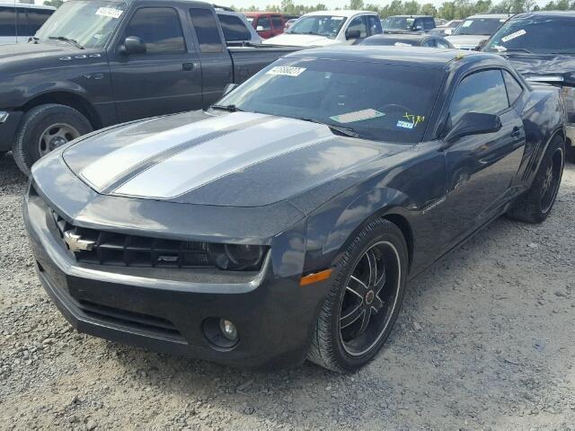 2G1FB1E3XC9160483 - 2012 CHEVROLET CAMARO LT GRAY photo 2