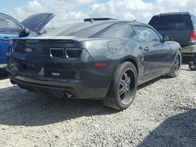 2G1FB1E3XC9160483 - 2012 CHEVROLET CAMARO LT GRAY photo 4