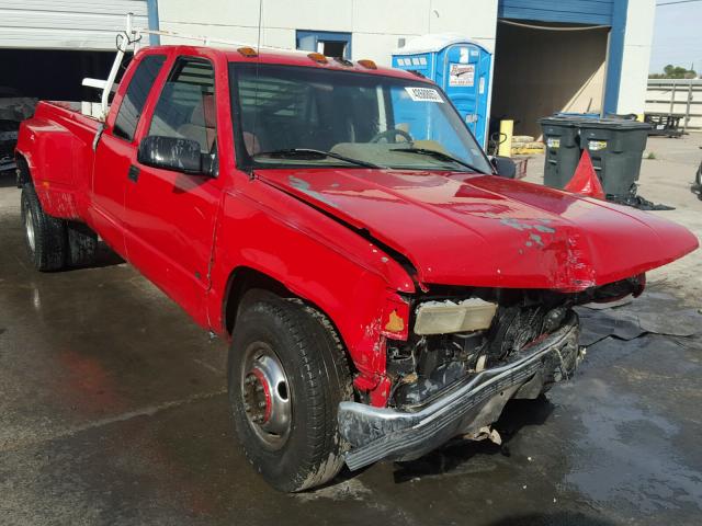 1GTHC39N9SE537840 - 1995 GMC SIERRA C35 RED photo 1