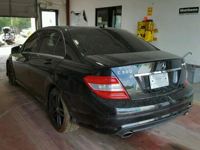 WDDGF8BB1AR090806 - 2010 MERCEDES-BENZ C 300 4MAT BLACK photo 3