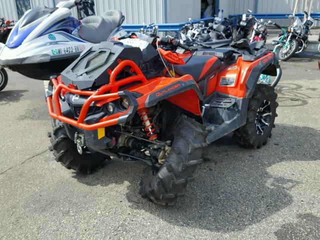 3JBLWAX40JJ000013 - 2018 CAN-AM OUTLANDER ORANGE photo 2