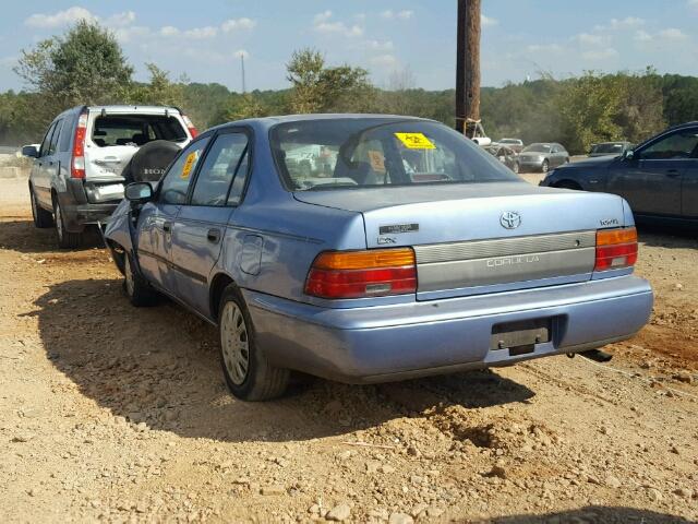 JT2AE09B8S0086311 - 1995 TOYOTA COROLLA LE BLUE photo 3