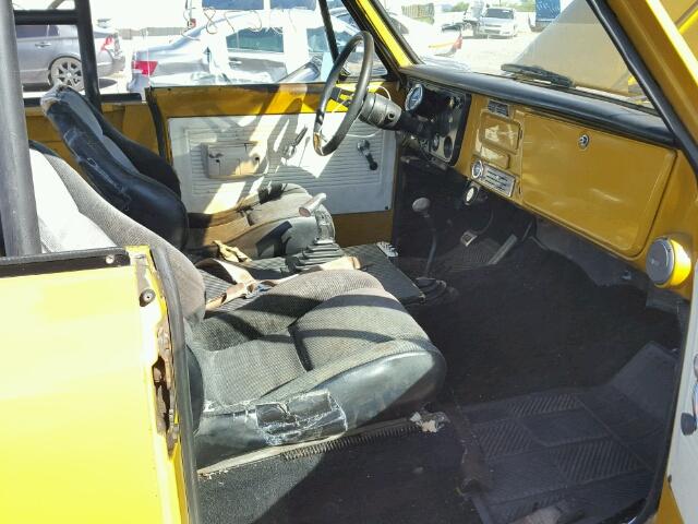 KE181S622456 - 1971 CHEVROLET BLAZER YELLOW photo 5