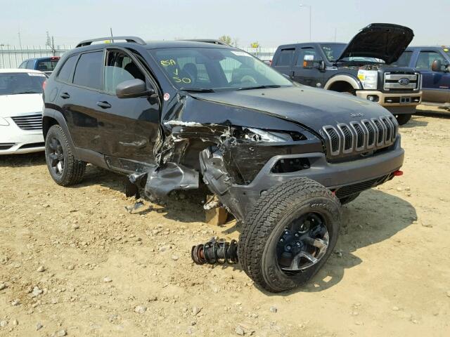 1C4PJMBX8JD508420 - 2018 JEEP CHEROKEE T BLACK photo 1