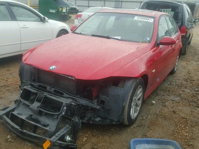 WBAVB13526K001495 - 2006 BMW 325 RED photo 2