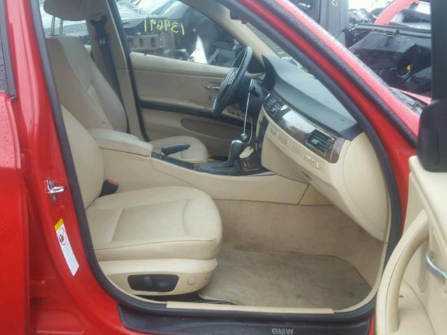 WBAVB13526K001495 - 2006 BMW 325 RED photo 5