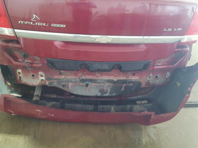 1G1ZT64825F168396 - 2005 CHEVROLET MALIBU MAX 勃艮第红 照片 10