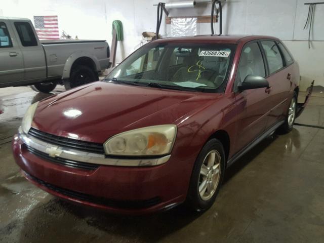1G1ZT64825F168396 - 2005 CHEVROLET MALIBU MAX 勃艮第红 照片 2