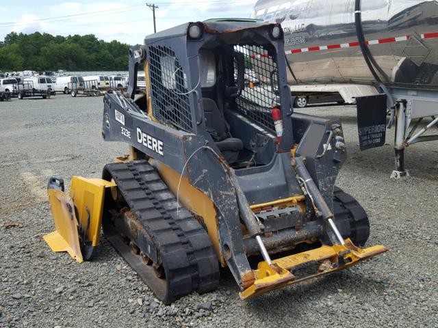 1T0323EJPEJ267261 - 2014 JOHN DEERE 323E YELLOW photo 1