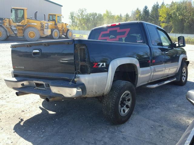 1GCEK19B36Z110085 - 2006 CHEVROLET SILVERADO BLACK photo 4