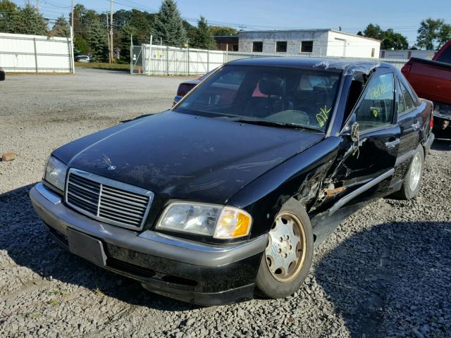 WDBHA24G3YA837106 - 2000 MERCEDES-BENZ C 230 BLACK photo 2