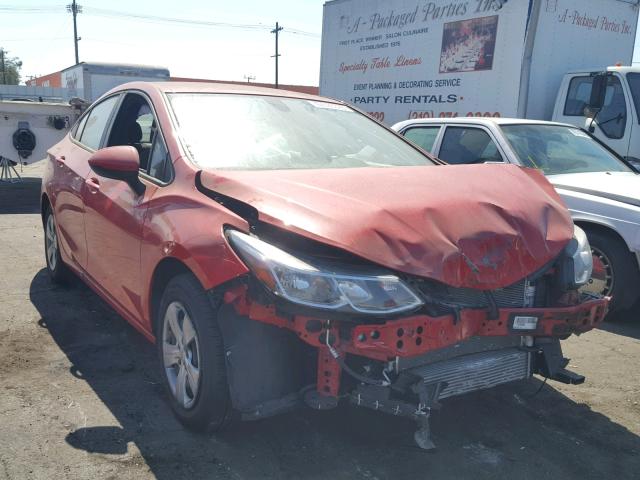 1G1BC5SM0H7202782 - 2017 CHEVROLET CRUZE LS RED photo 1