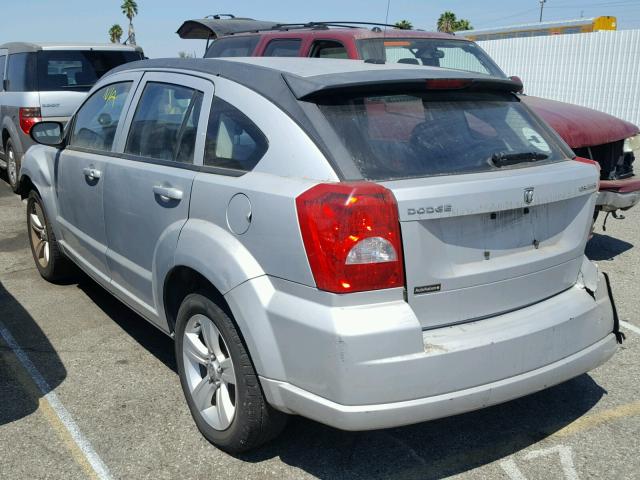 1B3CB3HA9AD546703 - 2010 DODGE CALIBER MA SILVER photo 3