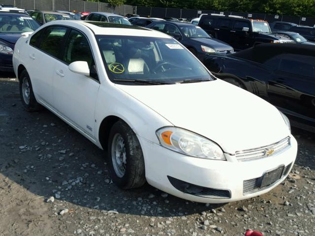 2G1WD58C189219361 - 2008 CHEVROLET IMPALA SUP 白色 照片 1