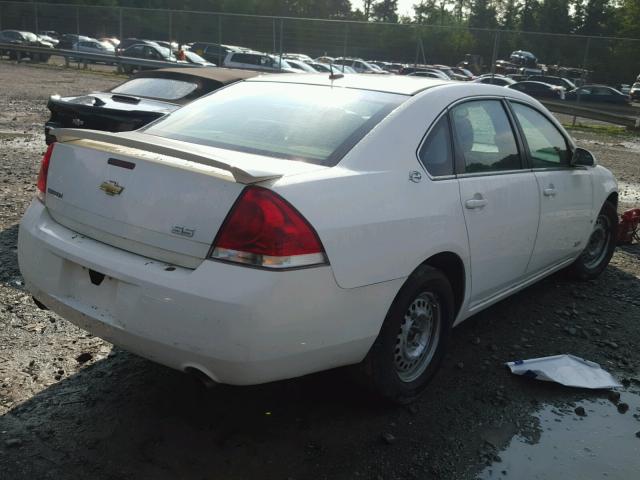 2G1WD58C189219361 - 2008 CHEVROLET IMPALA SUP 白色 照片 4