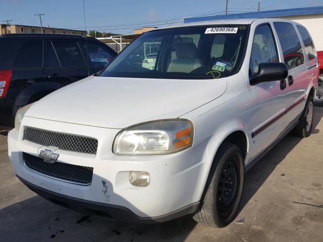 1GNDV23W07D188270 - 2007 CHEVROLET UPLANDER L WHITE photo 2