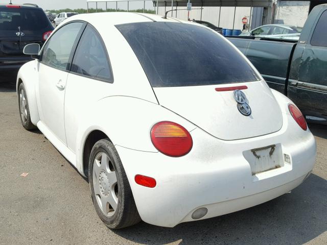 3VWCC21C4XM443054 - 1999 VOLKSWAGEN NEW BEETLE თეთრი ფოტო 3
