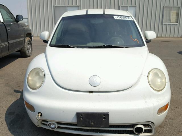 3VWCC21C4XM443054 - 1999 VOLKSWAGEN NEW BEETLE თეთრი ფოტო 9