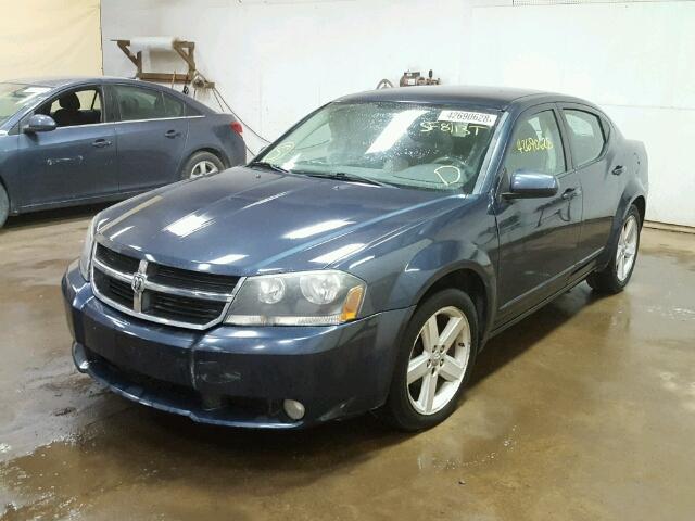 1B3LC76M68N198610 - 2008 DODGE AVENGER R/ BLUE photo 2