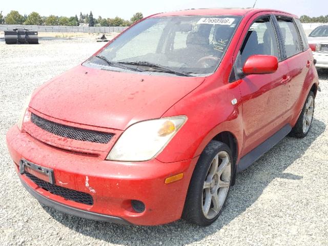 JTKKT624350095091 - 2005 TOYOTA SCION XA RED photo 2